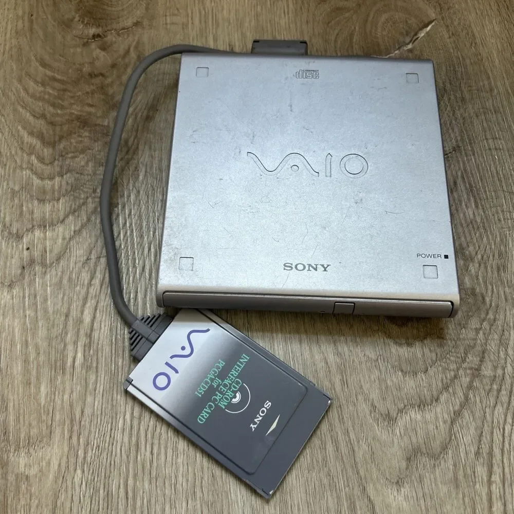Sony Vaio External Portable CD-ROM Player Disc Drive PCGA-CD51